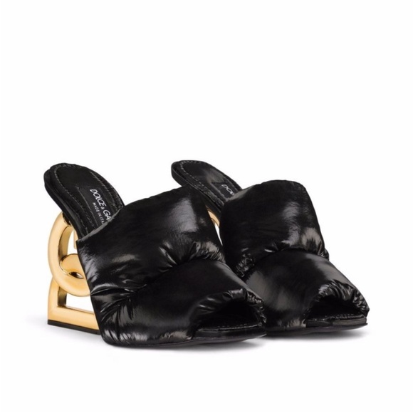 Dolce & Gabbana Quilted Puffer Heels - Picture 9 of 9